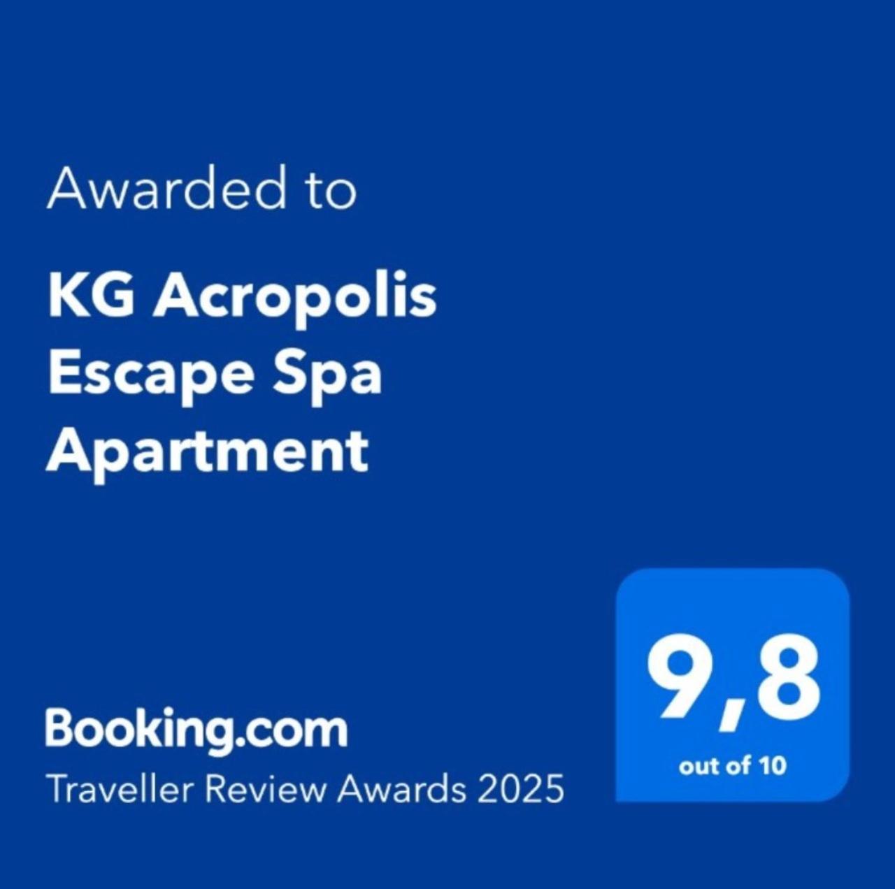 Kg Acropolis Escape Spa Apartment Aten Exteriör bild